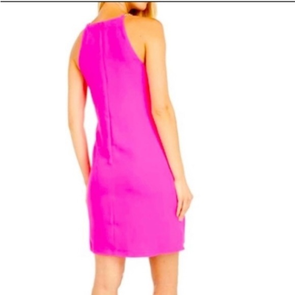 Lilly Pulitzer Adrienne Halter Chain Dress in Raz Berry - Picture 12 of 12